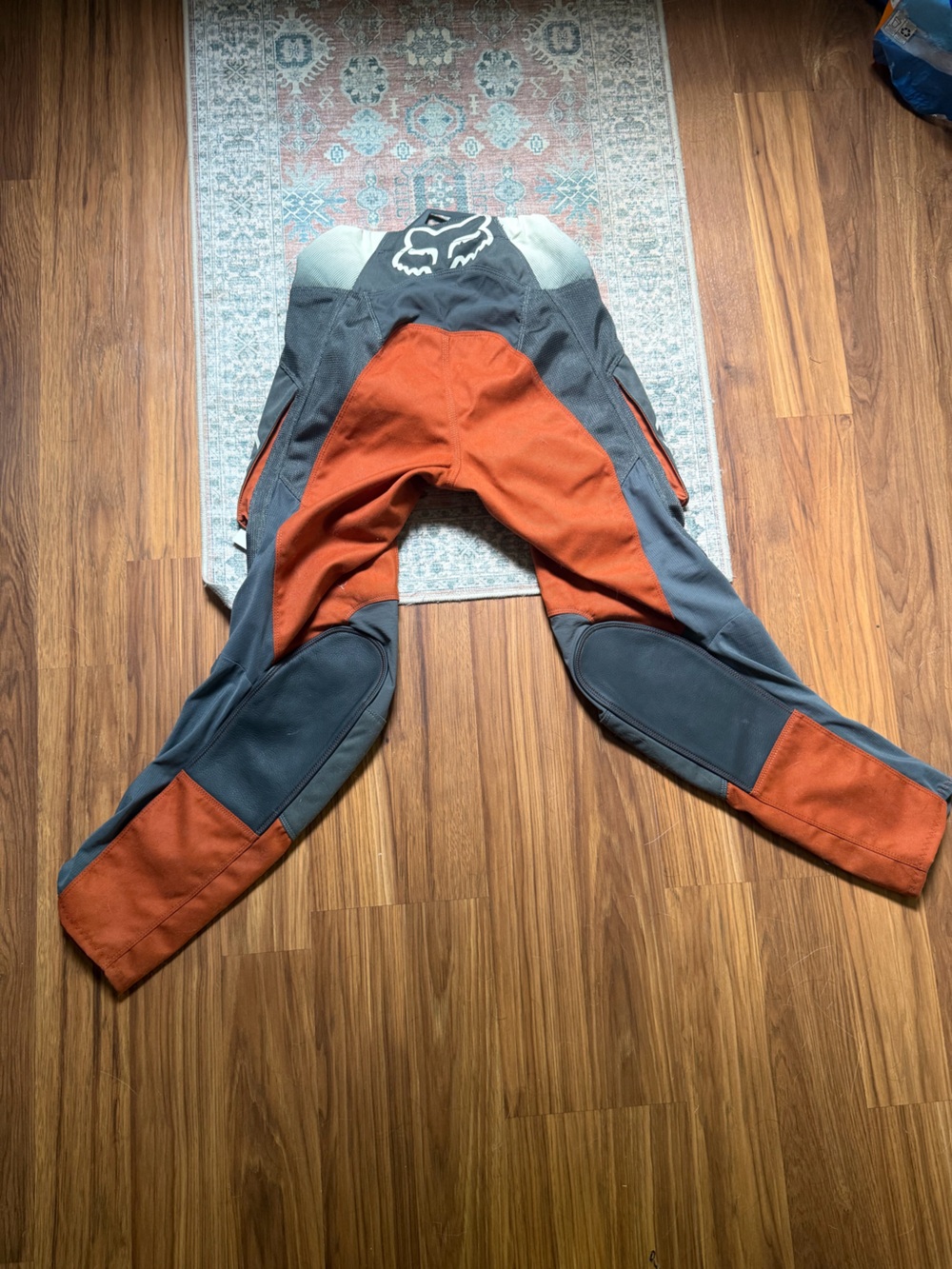 Fox Legion Racing Motocross Pants - Charcoal & Rust - Picture 5 of 9